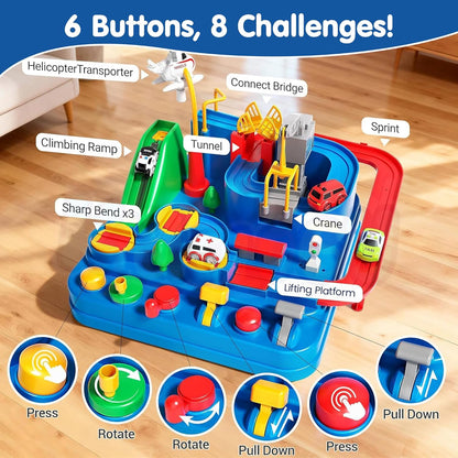 Car Adventure Rescue Track Educational Toy