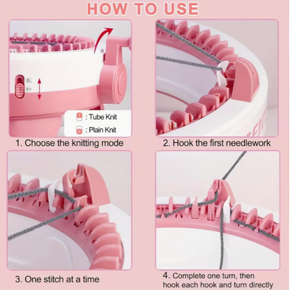 DIY Rotating Weaver Loom Machine