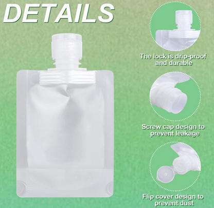 Refillable Leak Proof Pouches