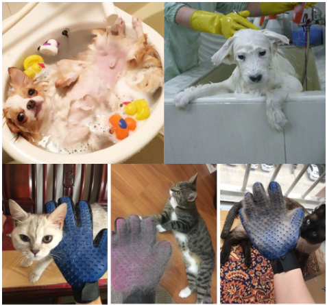 Multifunctional Pet Hair Grooming Glove