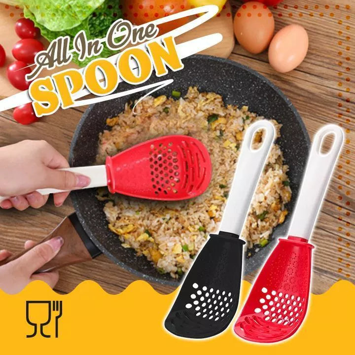 Potato Garlic Press Colander Spoon