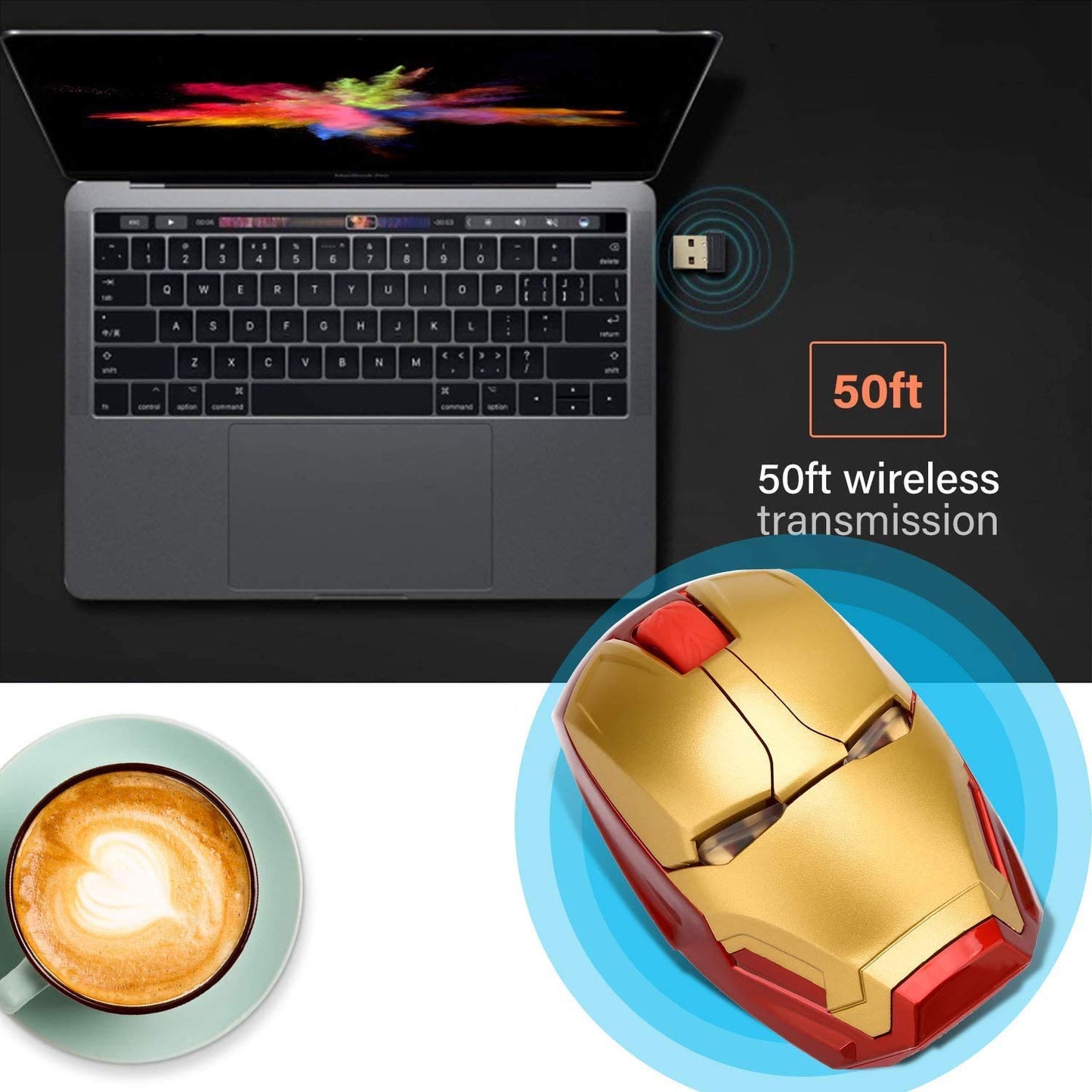 Iron Man Wireless Mouse