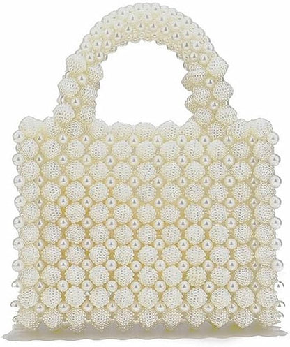Luxury Pearl Beaded Hand Bag