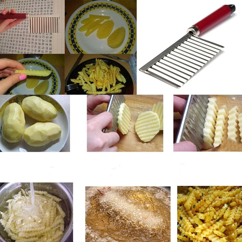 Wavy Potato & Crinkle Cutter for Veggies