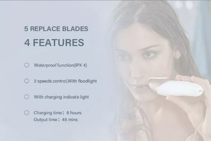 5 in 1 Women Electric Epilator Cordless Hair Removal