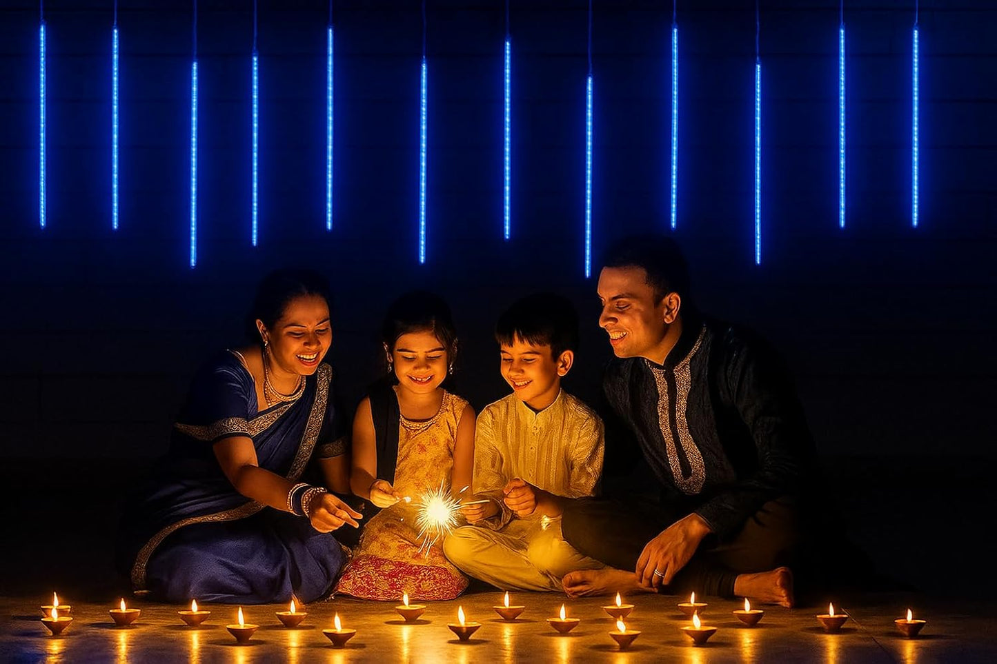 LED Meteor Shower Lights